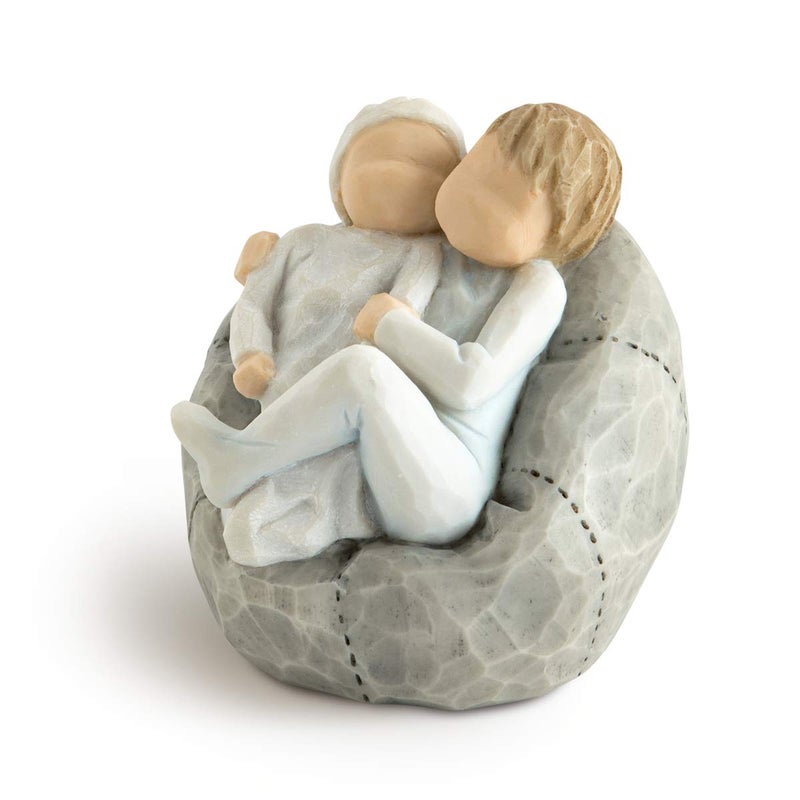 Willow Tree My New Baby (Sky), Lots to Learn to Love to Grow Together, Celebrates New Siblings, Blended Families, A Gift for Big Brother or Big Sister, Sculpted Hand-Painted Figure - Image 1